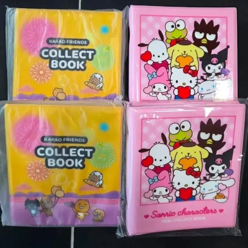 [BUNJANG] Kakao Friends & Sanrio Collection Book / 카카오프렌즈 띠부씰&포토카드 컬렉션 북/산리오 텐바이텐 띠부씰 콜렉트북