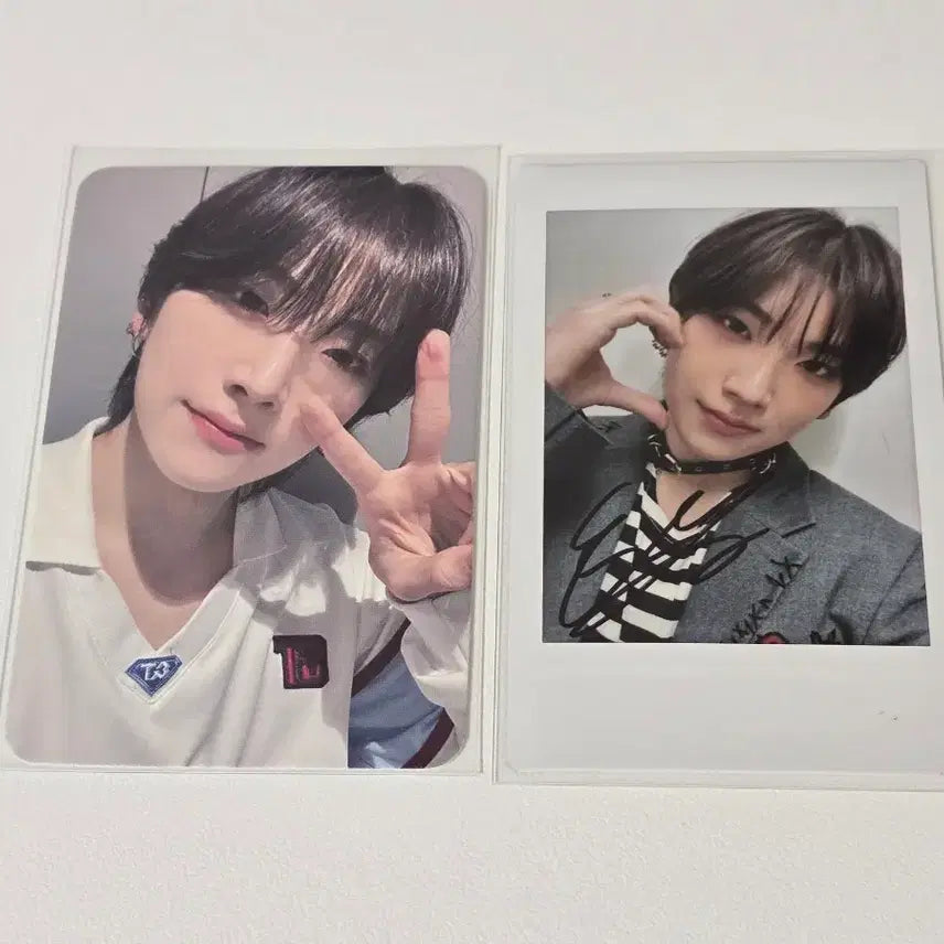 [BUNJANG] ENHYPEN Yuma Signed Polaroid Cheki Photocard Set / !!급전!! 앤팀 유마 싸인폴라 싸인체키 포토카드 세트