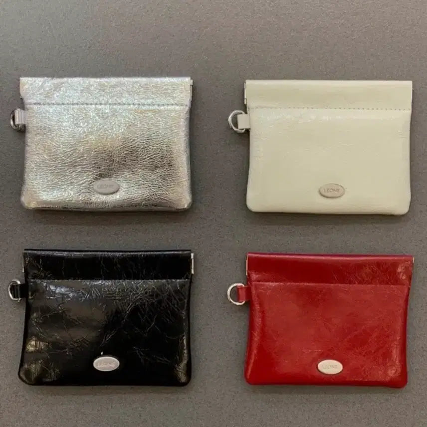 [BUNJANG] Leoni Real Leather Spring Card Holder Pouch / (새상품/3컬러) 국내제작 리얼소가죽 도매브랜드레오니 스프링 카드지갑 파우치
