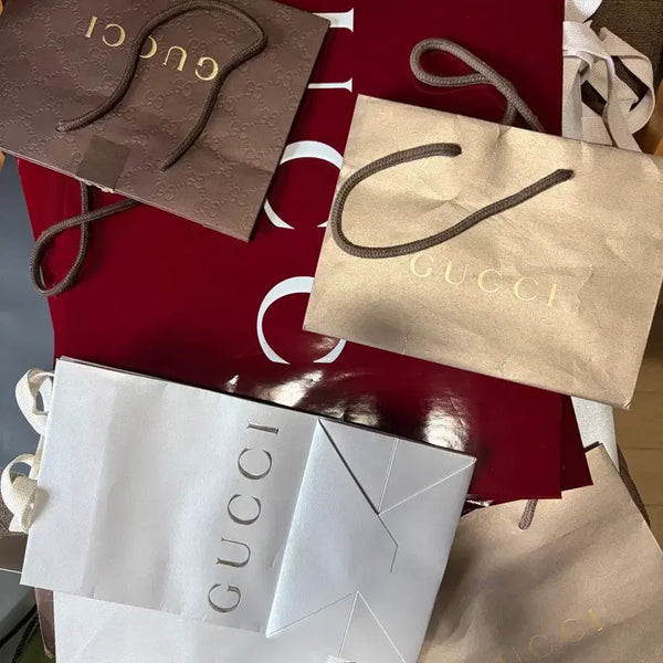 [BUNJANG] Gucci Shopping Bags (17 pcs) Bundle Set / 구찌 쇼핑백 17개 일괄판매