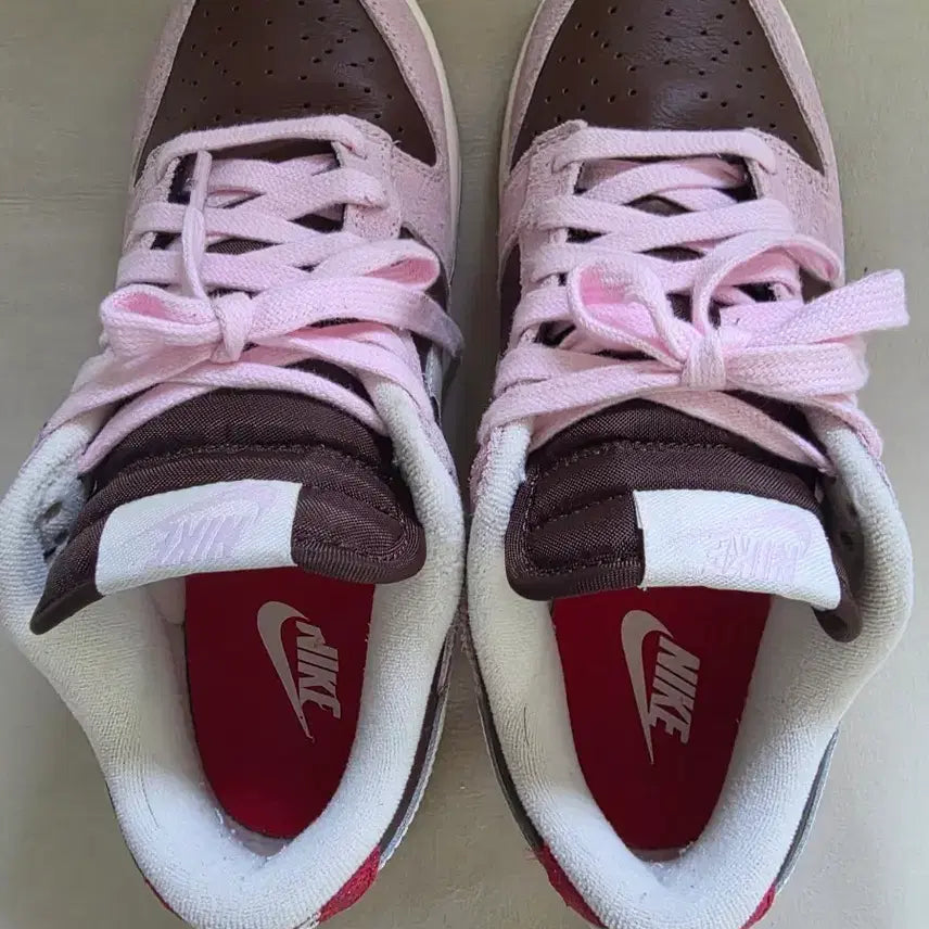 [BUNJANG] Nike Dunk Low Cacao Pink Brown Sneakers / 나이키 덩크 로우 카카오 핑크 브라운