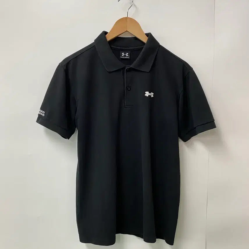 [BUNJANG] Under Armour Black L/XL Short Sleeve Polo Shirt / 언더아머 반팔 카라티 블랙 L