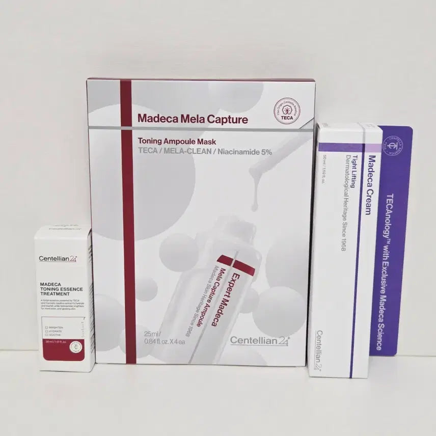 [BUNJANG] Centellian24 Madeca Tight Lifting Cream, Essence, Mask Pack Set / 센텔리안 마데카 타이트 리프팅 크림, 에센스, 마스크팩 일괄