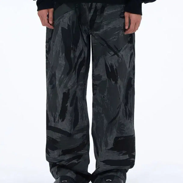 [BUNJANG] Gamma Gallery Single Knee Camo Pants Charcoal L / 감마갤러리 싱글니 카모 팬츠 바지 차콜 L