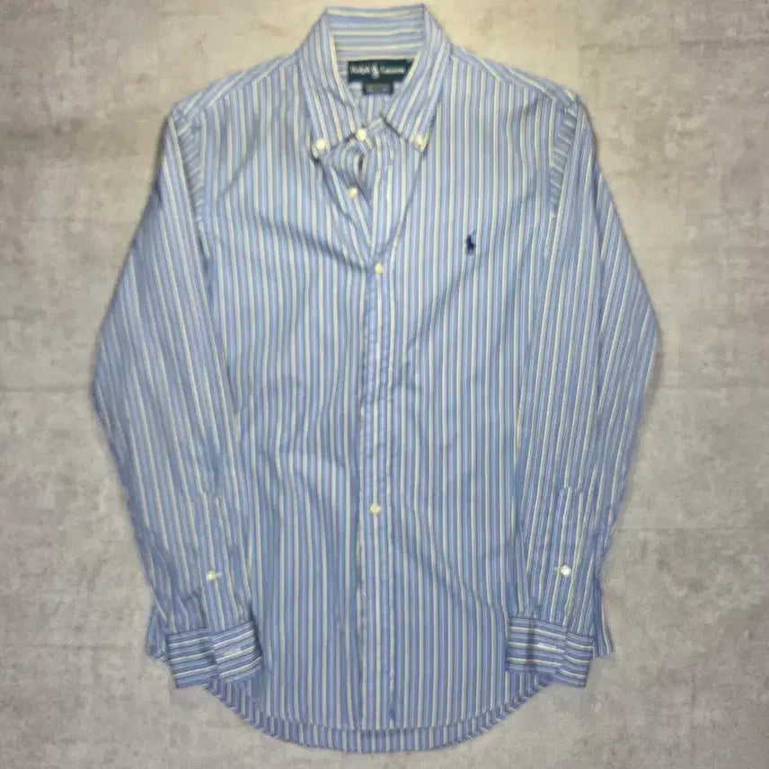 [BUNJANG] Polo Ralph Lauren Blue Striped Shirt / [만원샵) 폴로 랄프로렌 블루 스트라이프 셔츠