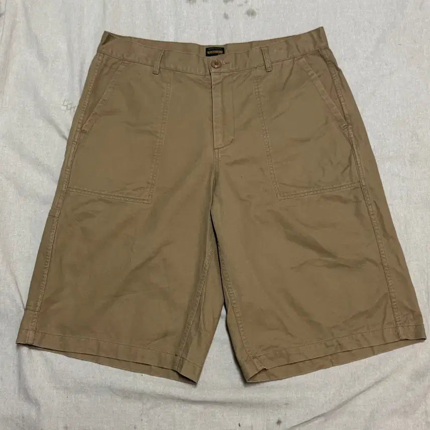 [BUNJANG] Outstanding Brown Carpenter Bermuda Shorts L / 아웃스탠딩 브라운 카펜터 버뮤다 반바지 L