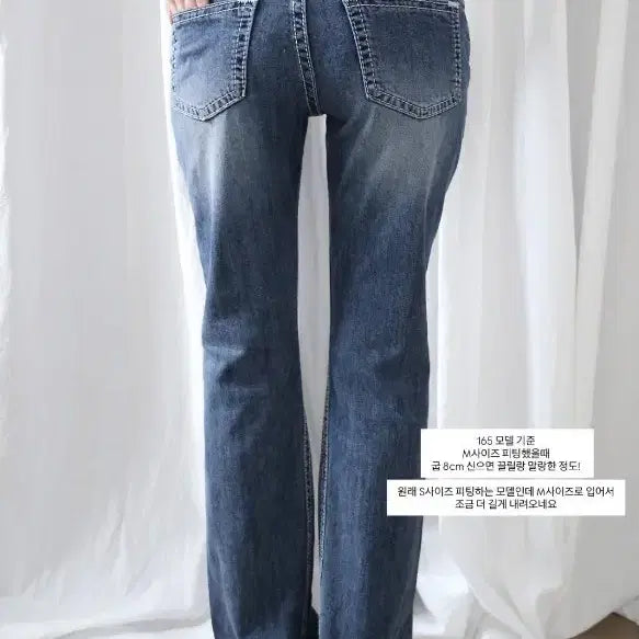 [BUNJANG] Clatta Low Rise Straight Denim Jeans M / 클라따 로우라이즈 스트레이트 데님 진 M