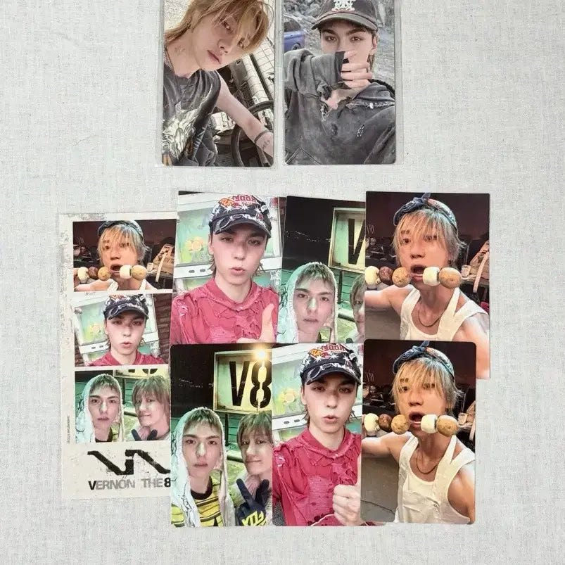 [BUNJANG] Seventeen V8 Vernon The8 Fanmeeting Weverse POB Photocard / 세븐틴 V8 버논 디에잇 팬파티, 위버스 특전 포카
