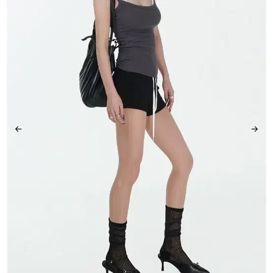 [BUNJANG] KimsSeoul 111 Sleeveless Top Blue Charcoal / 킴서울 킴즈서울 111 나시 블루차콜