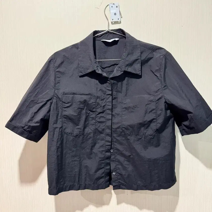 [BUNJANG] 10MONTH Black Tencel Shirt / 10MONTH 블랙 텐셀 셔츠