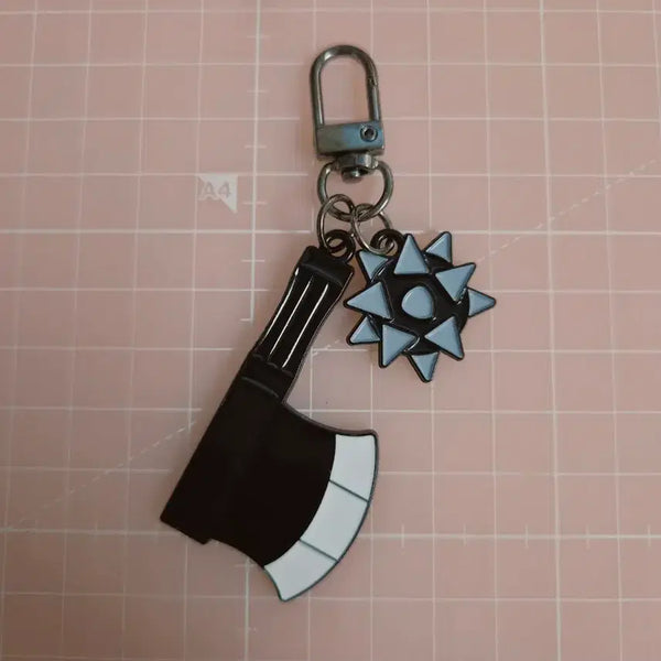 [BUNJANG] Demon Slayer Gyomei Himejima Nichirin Sword Keychain / 귀멸의칼날 히메지마 교메이 일륜도 키링 판매