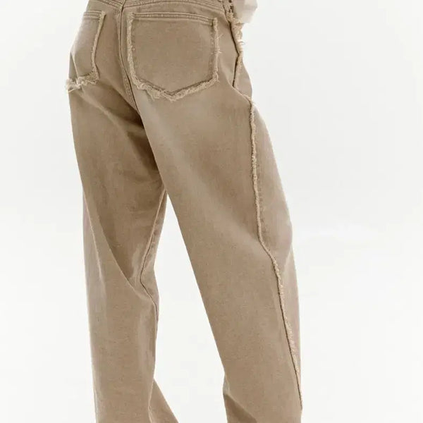 [BUNJANG] Soft Seoul Damage Washing Denim Pants Fringe / 소프트서울) 데미지 워싱 데님 팬츠 프린지