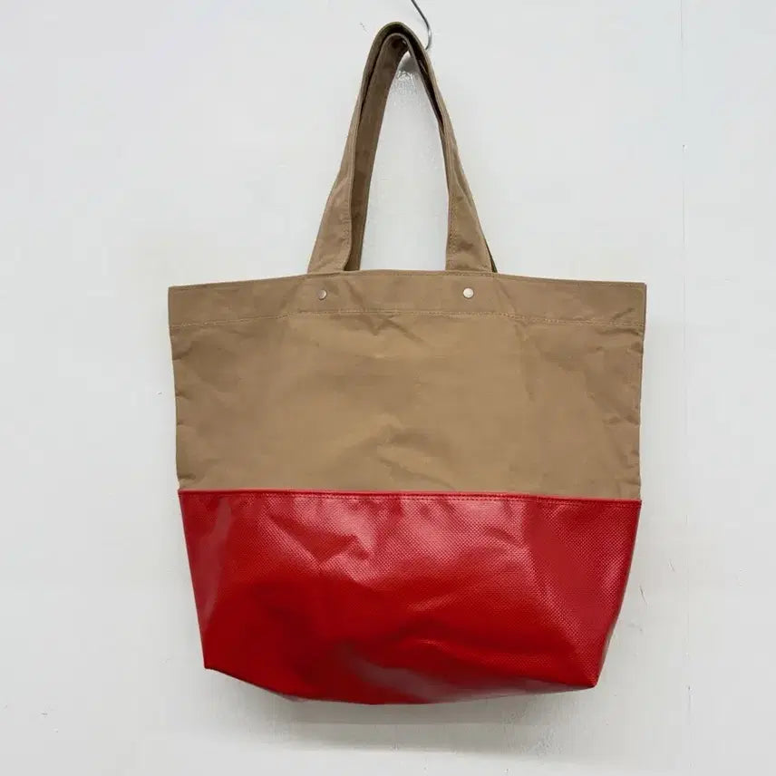 [BUNJANG] BAGWORKS Canvas PVC Tote Bag / BAGWORKS 캔버스 PVC 토트백