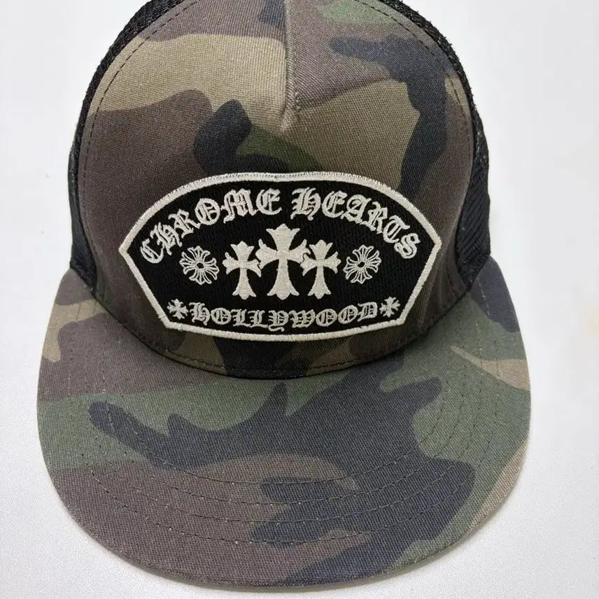 [BUNJANG] Chrome Hearts King Taco Mesh Trucker Hat Camo / 크롬하츠 킹 타코 메쉬 트러커 햇 카모