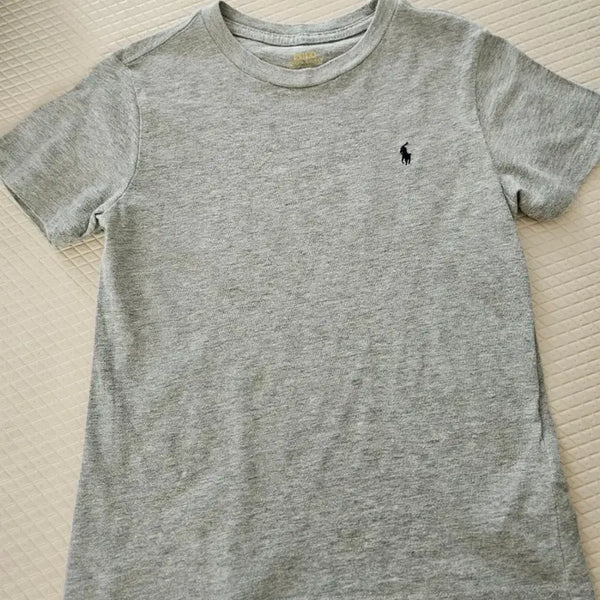 [BUNJANG] Polo Ralph Lauren Grey T-Shirt Size 130 / 폴로 랄프로렌 그레이 반팔티 130