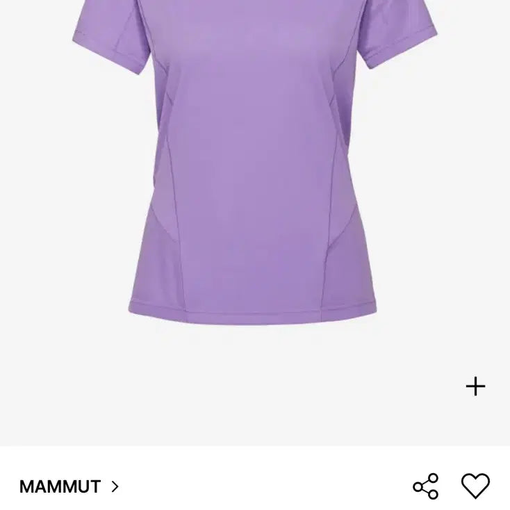 [BUNJANG] Mammut Energy Firstlayer T-Shirt Women's / [마무트] 에너지 퍼스트레이어 티셔츠 우먼