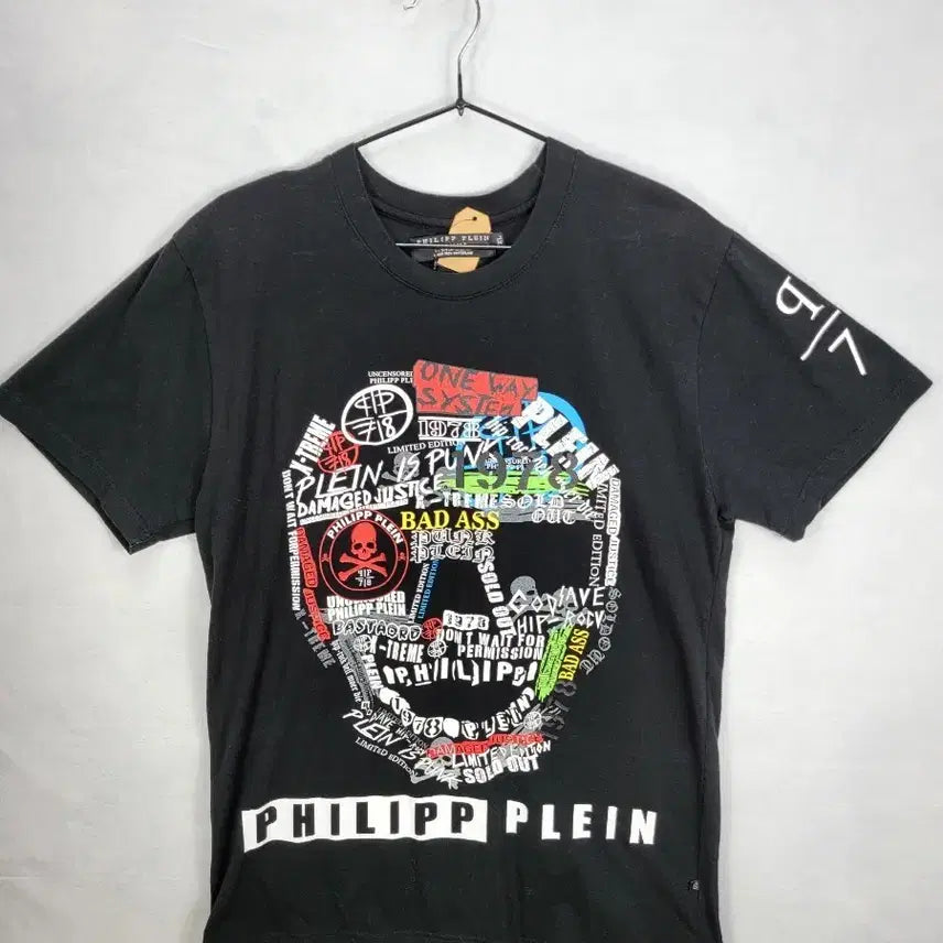 [BUNJANG] Philipp Plein Black Skull Print T-Shirt XL / 필립플레인 블랙 스컬 프린팅 반팔티
