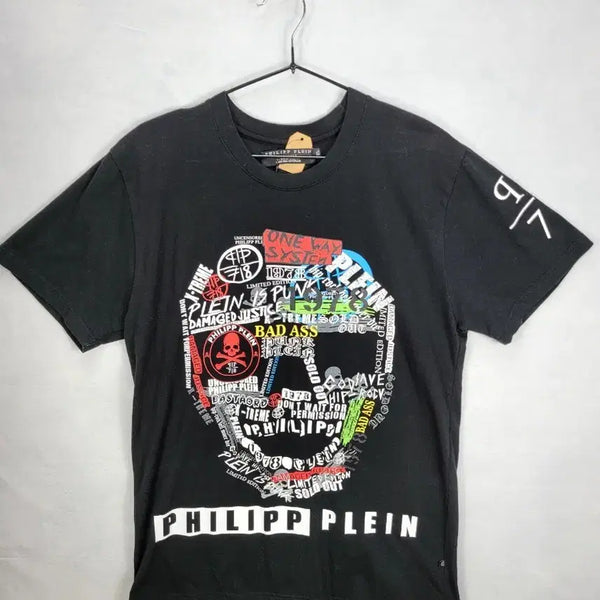 [BUNJANG] Philipp Plein Black Skull Print T-Shirt XL / 필립플레인 블랙 스컬 프린팅 반팔티