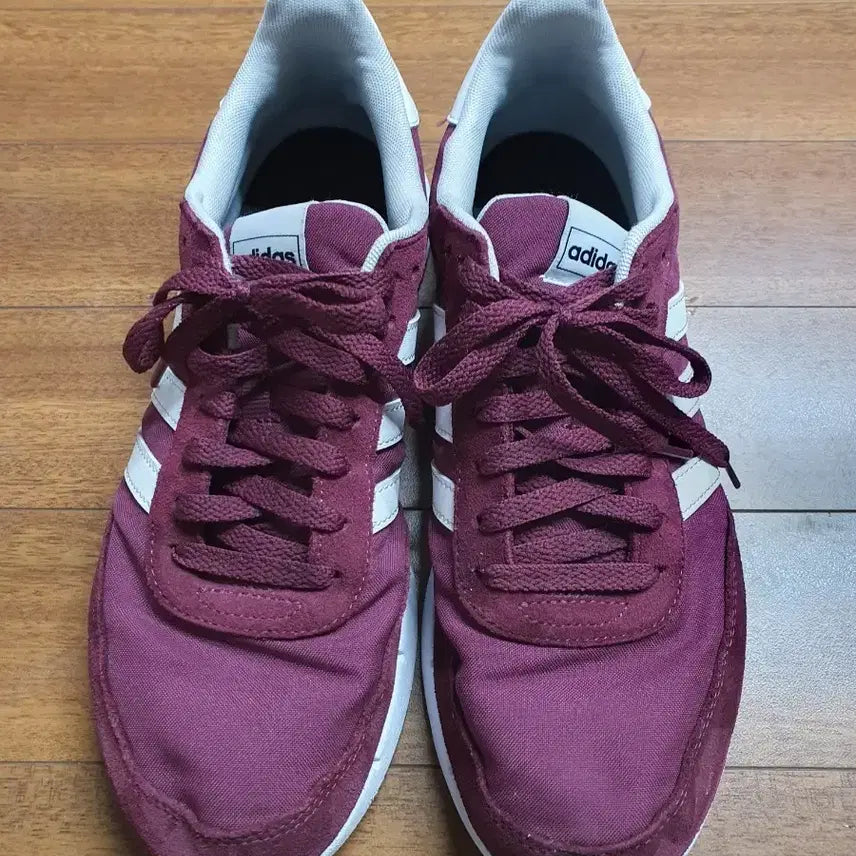 [BUNJANG] Adidas Burgundy Running Shoes Size 280 / 아디다스 운동화 버건디 280