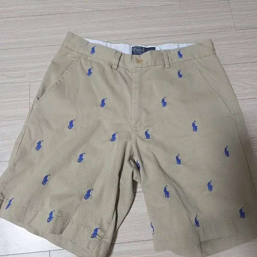 [BUNJANG] Polo Ralph Lauren Beige Patterned Shorts / 폴로 랄프로렌  반바지 베이지
