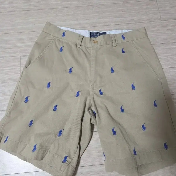 [BUNJANG] Polo Ralph Lauren Beige Patterned Shorts / 폴로 랄프로렌  반바지 베이지
