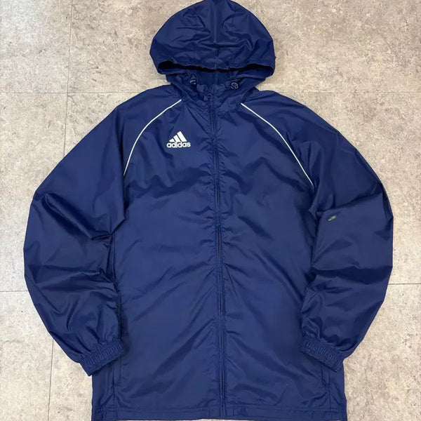 [BUNJANG] Adidas Navy Windbreaker Jacket / 아디다스 네이비 바람막이 #csz612