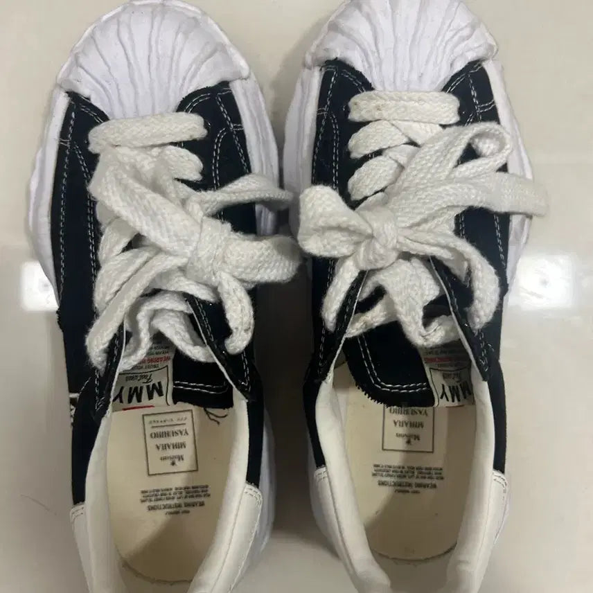 [BUNJANG] Mihara Yasuhiro Blakey Sneakers Black White / MMY 미하라야스히로 스니커즈 블랙 화이트 블레이키
