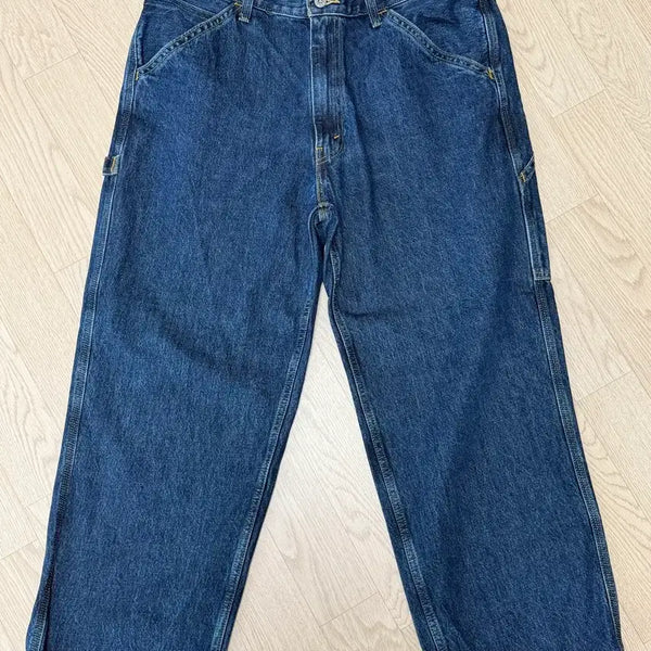 [BUNJANG] Levi's SilverTab Carpenter Baggy Fit Dark Indigo Jeans 36x34 / 리바이스 실버탭 카펜더 배기핏 다크 인디고 36x34