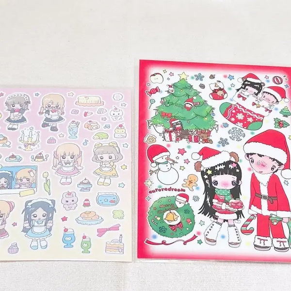 [BUNJANG] Xiaohongshu Style Character Diary Deco Stickers / 다꾸씰스티커 인물다꾸 샤오홍슈스티커 다이어리스티커 인물스티커 다꾸띵
