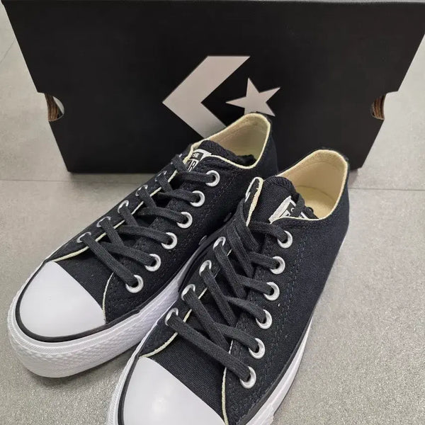 [BUNJANG] Converse Chuck Taylor All Star Black Lift Platform Sneakers / 컨버스 척테일러 올스타 블랙 리프트 새상품 (220)