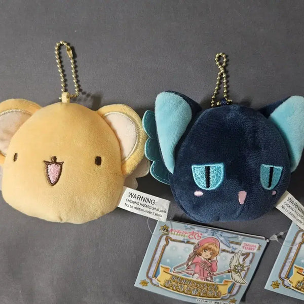 [BUNJANG] Cardcaptor Sakura Kero & Spinel Face Plush Keychain / 카드캡터체리 케로&스피넬 페이스 키링