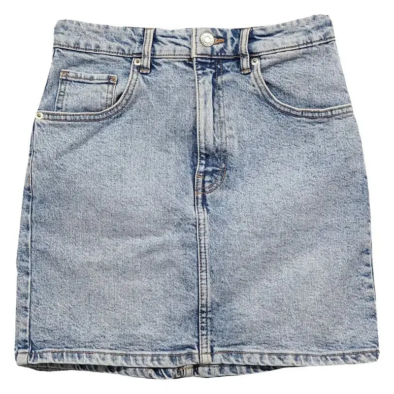 [BUNJANG] Zara Light Wash Denim Skirt XS / 자라 연청 데님 스커트 XS