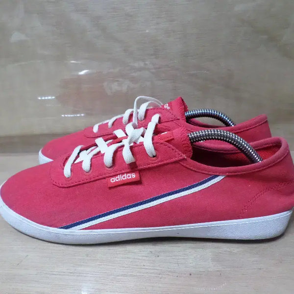 [BUNJANG] Adidas Court Flash Red Sneakers Size 260 / 후루룩구제2 260 아디다스 코트 플래쉬 레드 운동화 260705