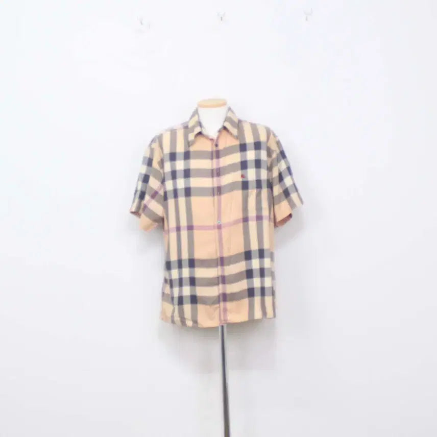 [BUNJANG] Burberry Men's Casual Short Sleeve Shirt XL / [정품] 버버리(BURBERRY) 남성 캐주얼 셔츠 XL사이즈 정인샵