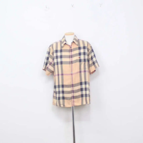 [BUNJANG] Burberry Men's Casual Short Sleeve Shirt XL / [정품] 버버리(BURBERRY) 남성 캐주얼 셔츠 XL사이즈 정인샵