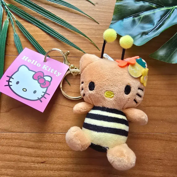 [BUNJANG] Hello Kitty Tanned Honeybee Doll Keychain / (새상품)  태닝한 꿀벌 헬로키티 인형 키링