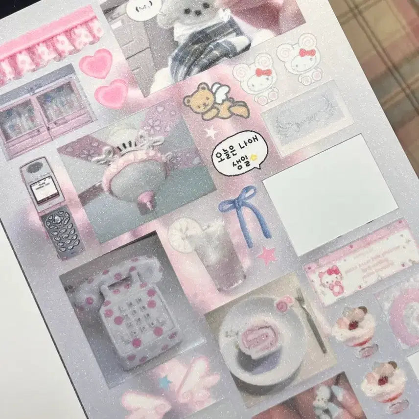[BUNJANG] Xiaohongshu Used Sticker Book (39 Pages) / [샤오홍슈] 중고 스티커북(39장)