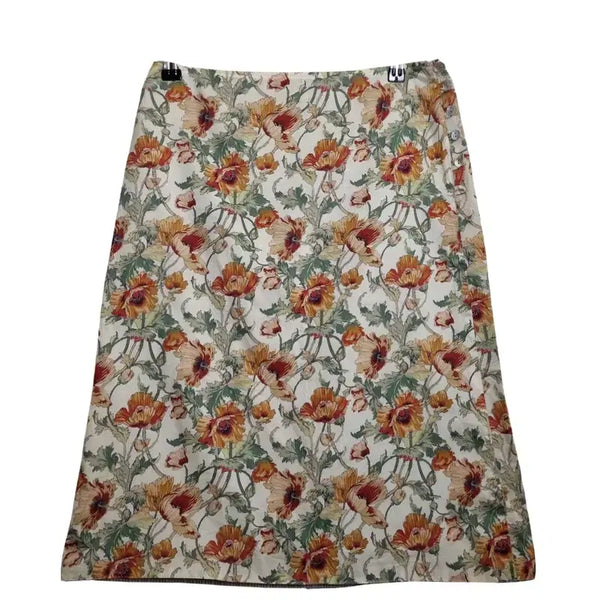 [BUNJANG] LES PETITES Flower Pattern Mini Skirt (28 inch) / LES PETITES... 플라워 패턴 미니스커트 [28인치]
