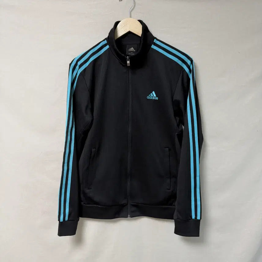 [BUNJANG] Adidas Tracktop Jersey Black Mint / 아디다스 트랙탑 져지 블랙 민트
