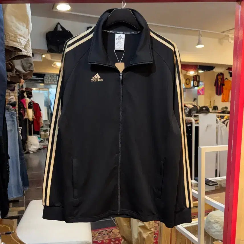 [BUNJANG] Adidas Martial Arts Track Top Black Gold 2XL / 아디다스 마샬아츠 트랙탑 검정골드 2XL