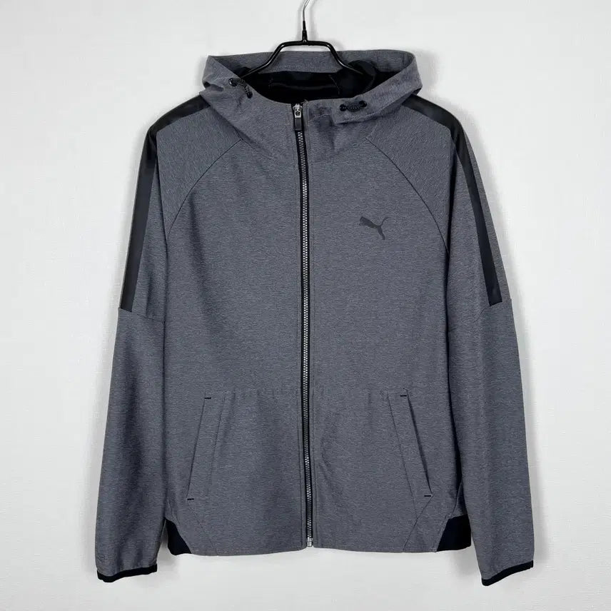 [BUNJANG] Puma Vintage Grey Training Jacket - Men's M / 푸마 후드 집업 트레이닝 자켓 점퍼 남95 M 라덴 빈티지