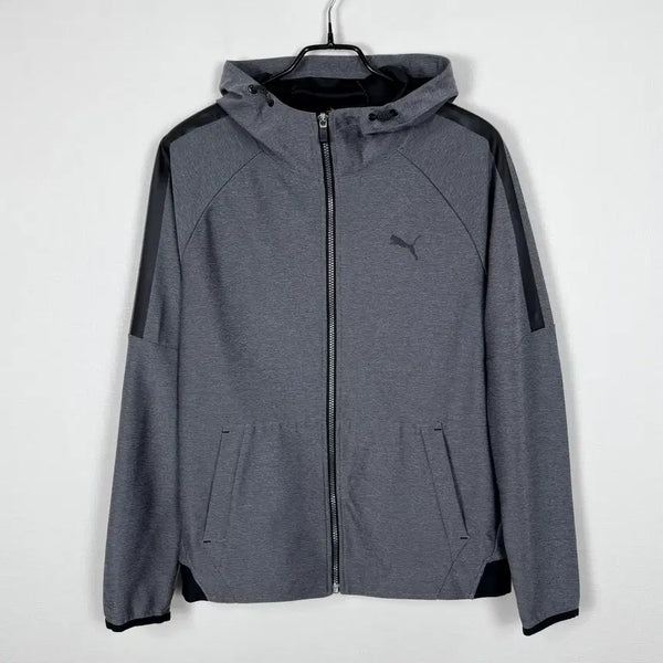 [BUNJANG] Puma Vintage Grey Training Jacket - Men's M / 푸마 후드 집업 트레이닝 자켓 점퍼 남95 M 라덴 빈티지