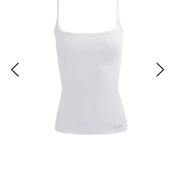 [BUNJANG] Kim Seoul Wide Camisole Tank Top White / 킴서울 킴즈서울 )와이드 캐미솔 나시 화이트