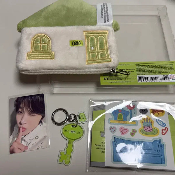 [BUNJANG] NCT WISH Riku 2025 Birthday MD Pouch Pack & Photocard Bundle Set / [새상품] 엔시티위시 리쿠 2025 생일 엠디 파우치 팩 생일 포카