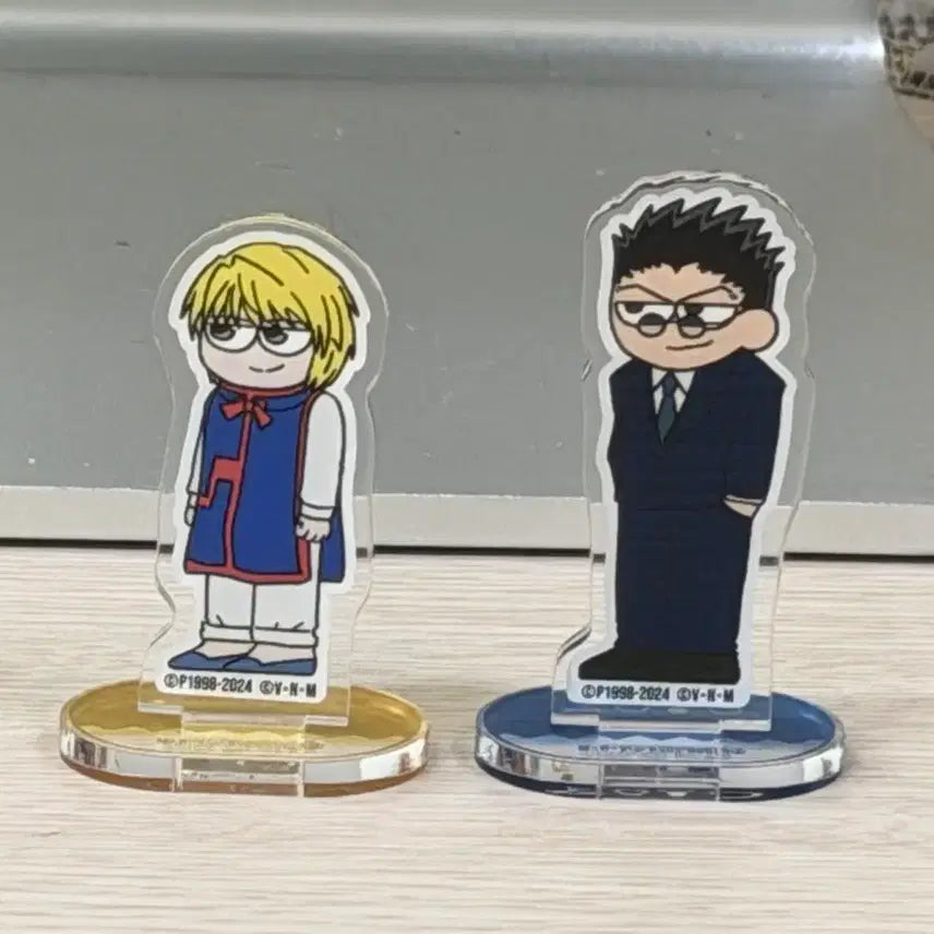 [BUNJANG] Hunter x Hunter Kurapika & Leorio Girori Acrylic Stand Bundle / 헌터헌터 크라피카, 레오리오 지로리 아크릴 일괄 (봉투X)