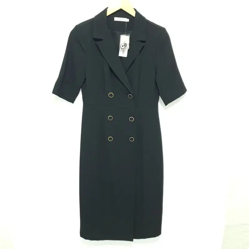 [BUNJANG] Siklain Adrian Double Button Long Dress M / 시크라인 아드리안 더블 버튼 원피스 롱 M_S2309