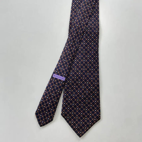 [BUNJANG] Bulgari Silk Necktie 10.3cm / 불가리(bvlgari) 정품 명품넥타이 10.3cm