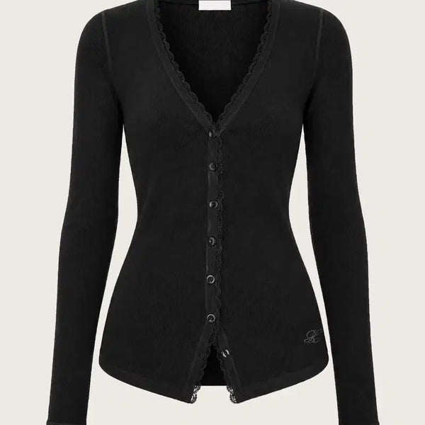 [BUNJANG] Klishir Frappe Cardigan Black Wonyhouse Collaboration / (새상품) 클리시어 프라페 가디건 블랙 워니하우스 콜라보