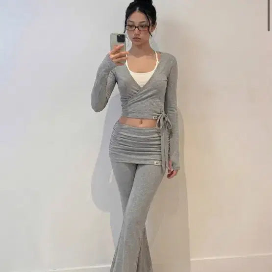 [BUNJANG] Kissing Yoga Pants Gray (M) / 키시닝 요가 팬츠 m