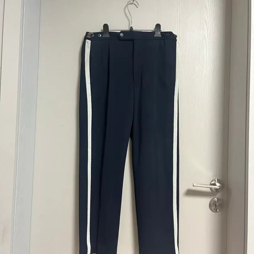 [BUNJANG] Kamishita Navy Camouflage Easy Pants (Size 46) / [46] 유나이키드 애로우즈 카모시타 해군 네이비 이지팬츠